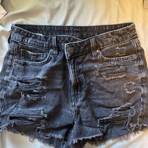 American Eagle Black Jean Shorts